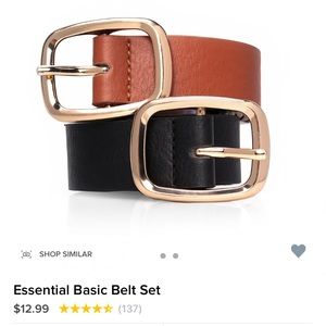 2 pack belt set